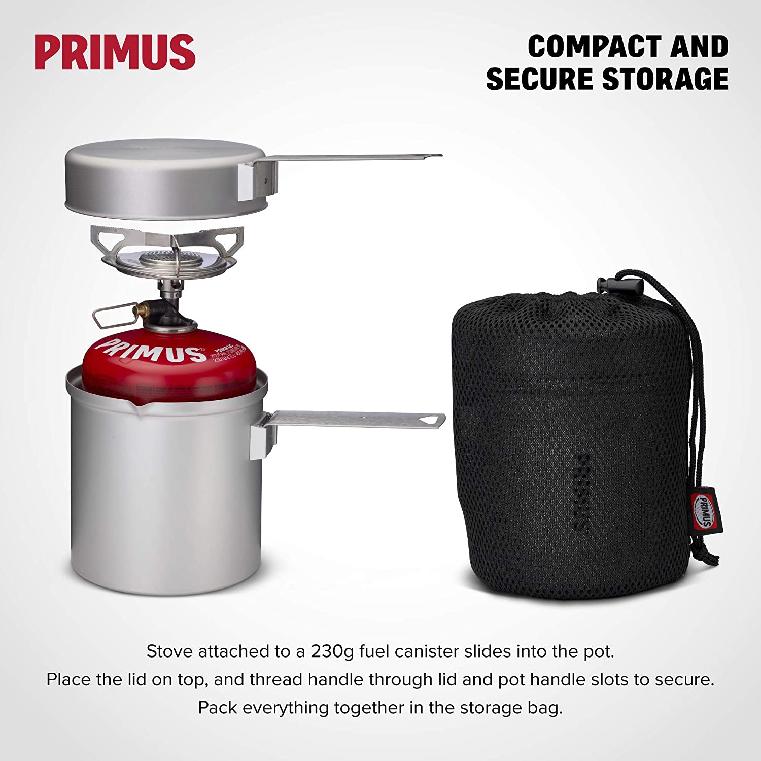 סט גזייה וסירי Primus Essential Trail – תמונה 2