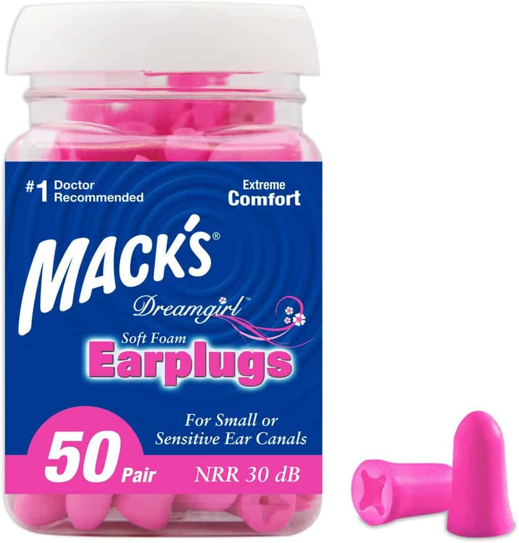 אטמים נגד רעשים לאוזניים קטנות ורגישות Mack's Dreamgirl 30db