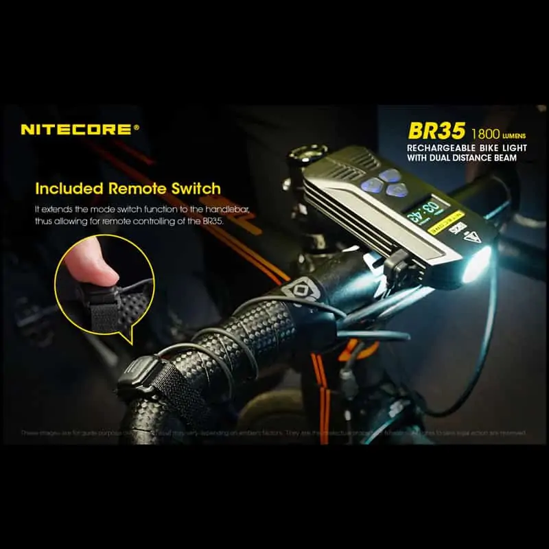 פנס רכיבה הטוב בעולם - NITECORE BR35 – תמונה 6
