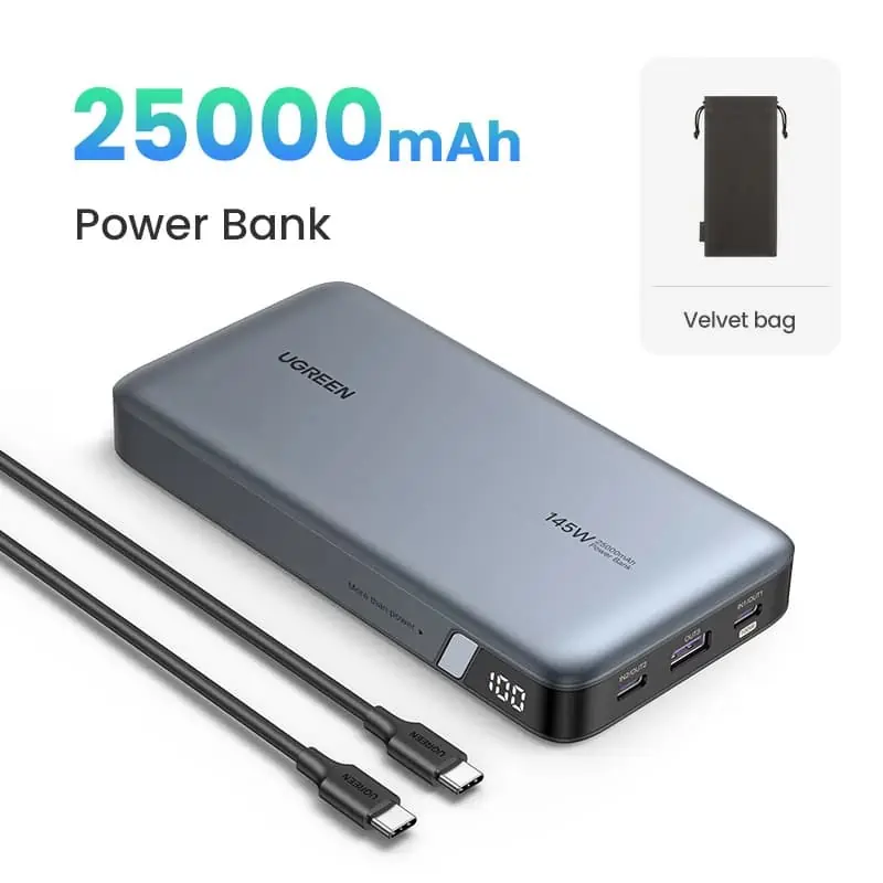 מטען נייד 145W בנפח 25,000 - חברת Ugreen