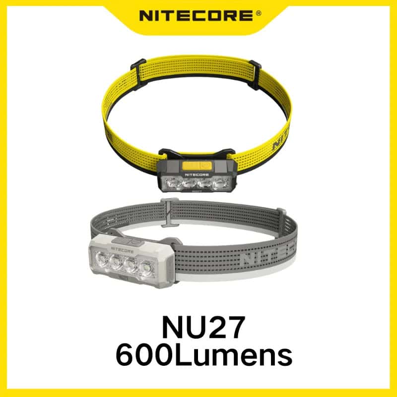 פנס ראש Nitecore NU27 - פנס מקצועי עם טכנולוגיית תאורה מתקדמת לכל תנאי שטח